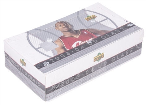 2003-04 Upper Deck Glass Basketball Sealed Hobby Box 